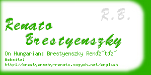 renato brestyenszky business card